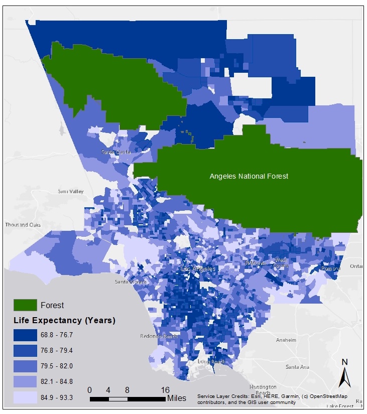 Would more parks and trees help L.A. County residents live longer? UCLA