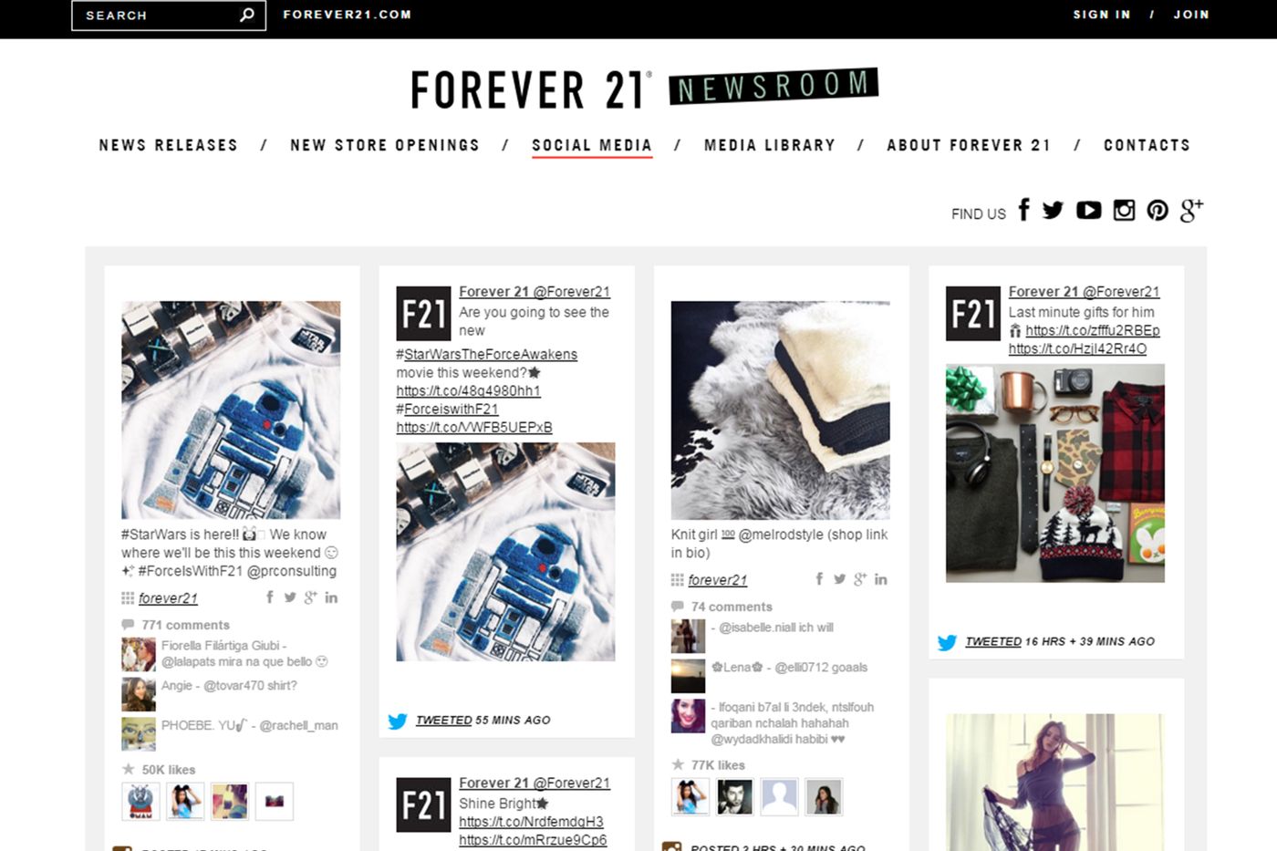 Forever21 Utilizes Content Marketing Tactics to be Named Top Millennial