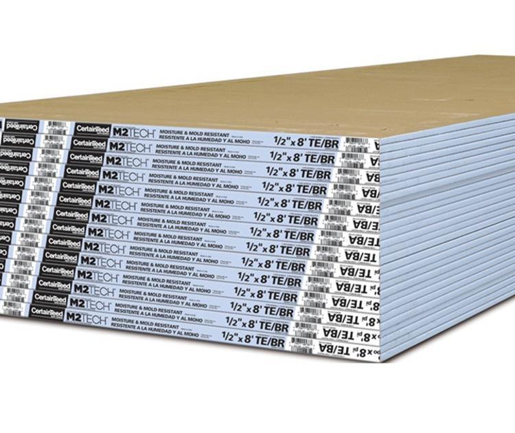 1/2 in x 4 ft x 10 ft CertainTeed M2Tech Moisture & Mold Resistant