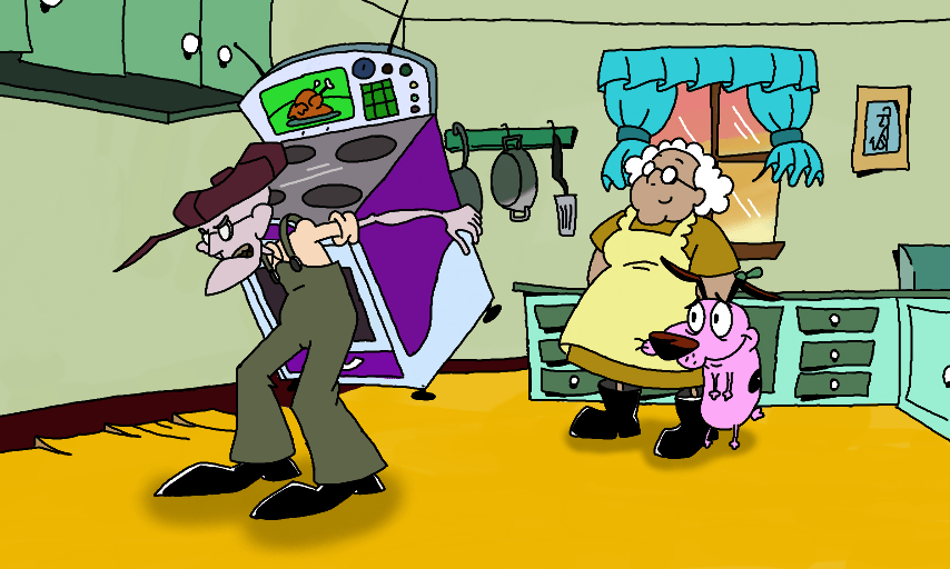 Colors Live Eustace, Muriel and Courage by LucasNairne