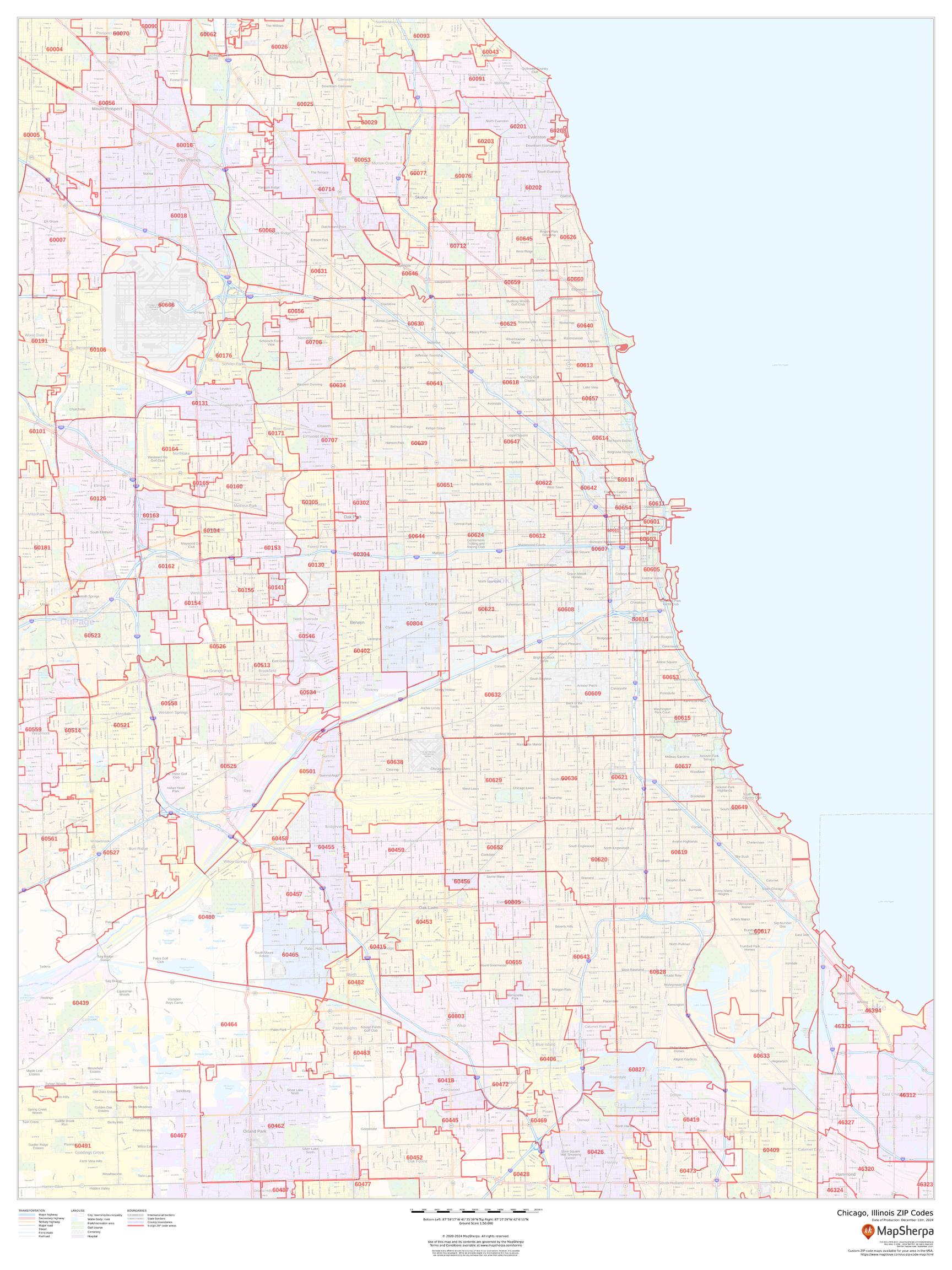 28 Illinois Map By Zip Code Maps Online For You