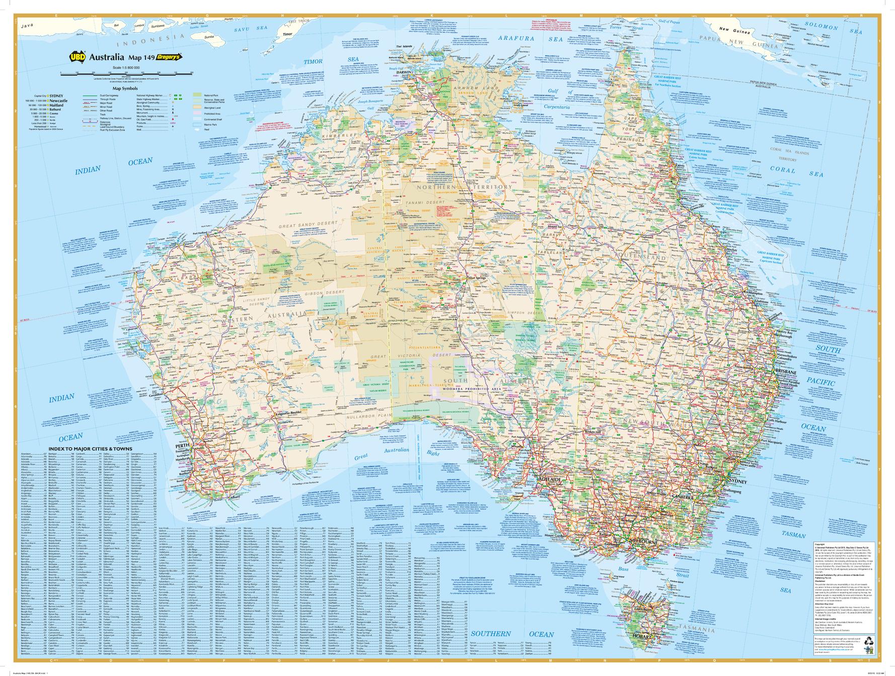 Australia Map Full Size Map Of Australia Features 88 World Maps