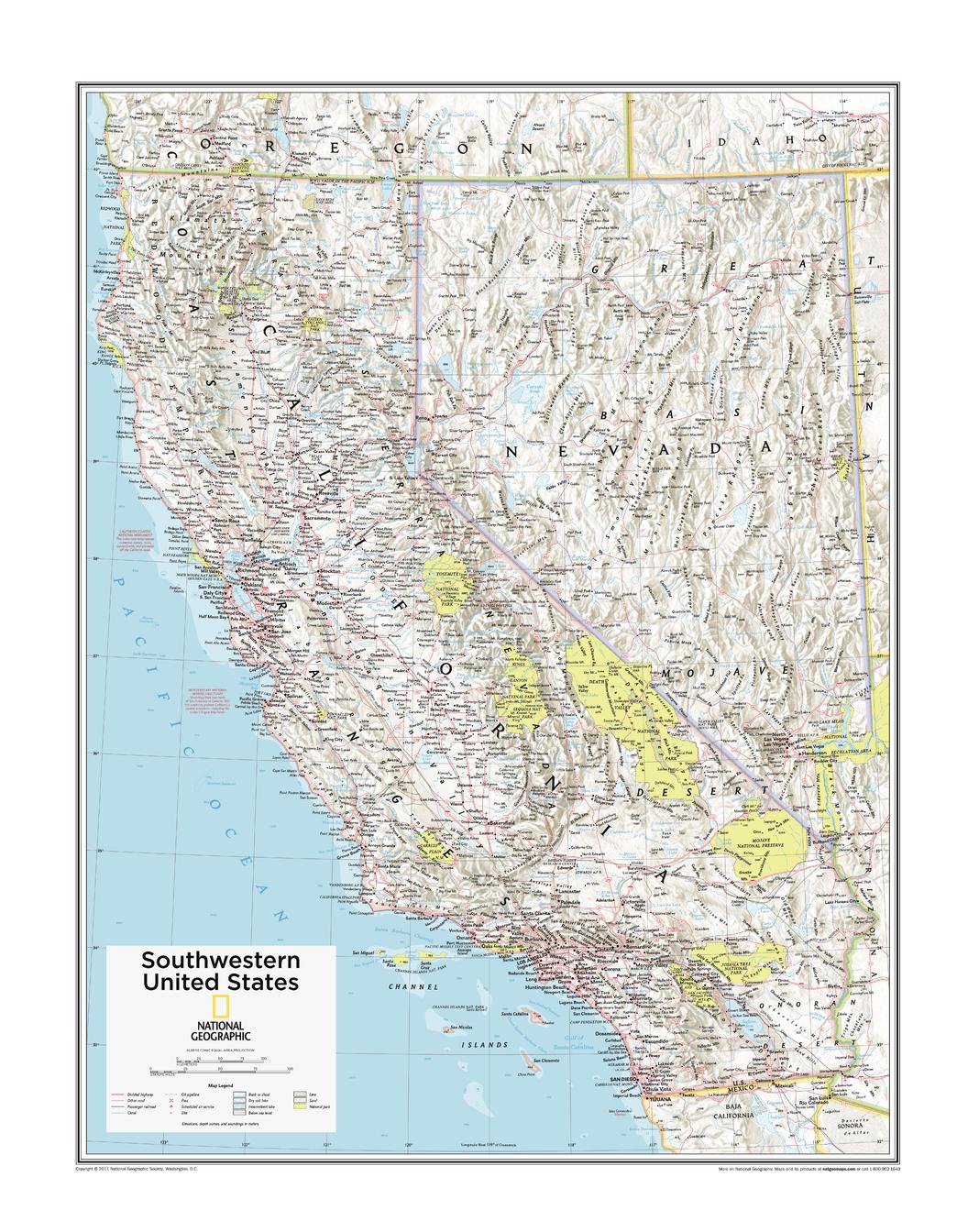 Southwestern U.S. XYZ Maps