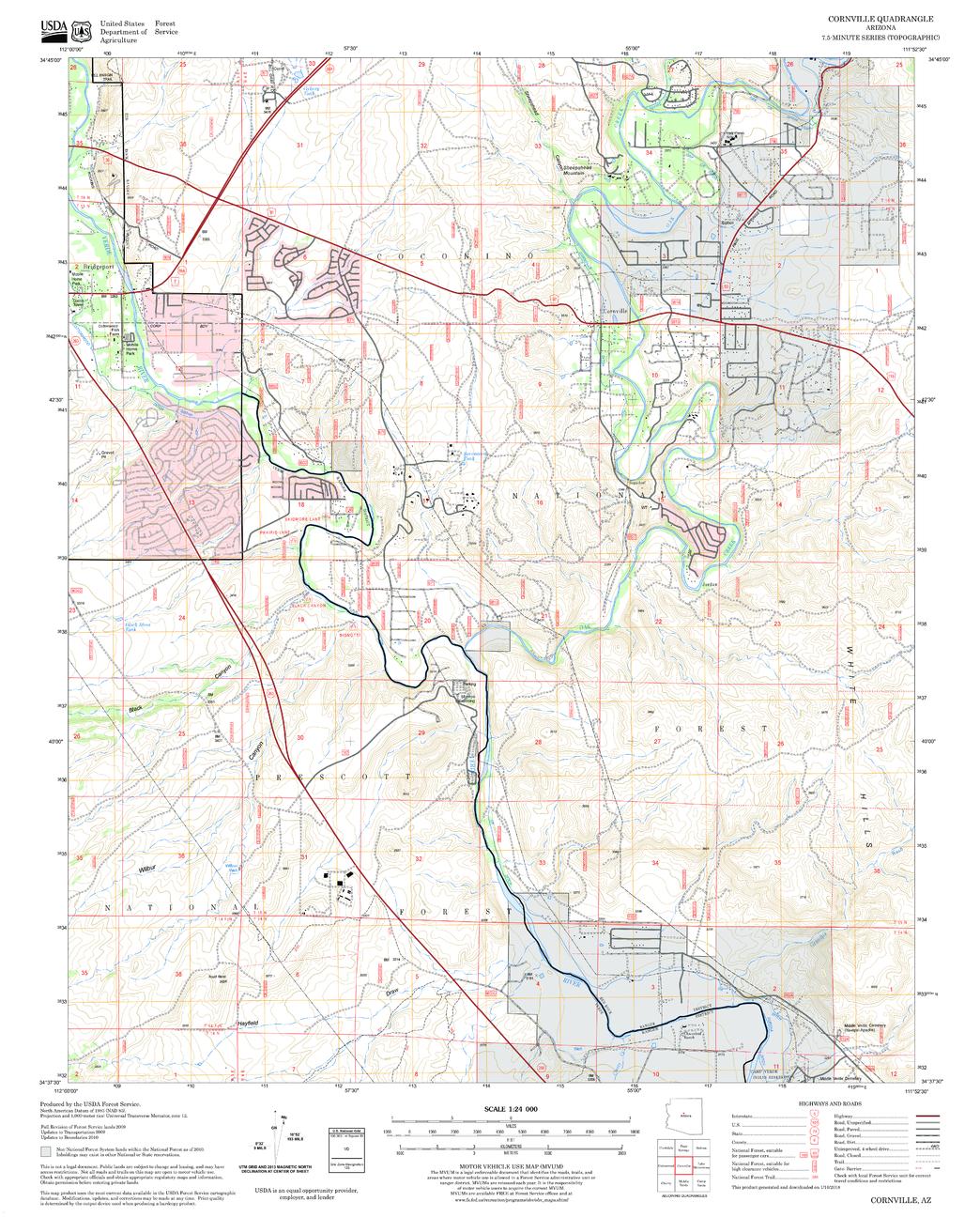 United States Department of Agriculture Forest Service, Cornville