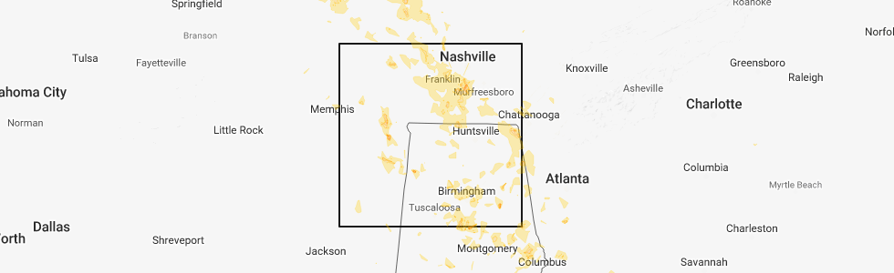 Interactive Hail Maps Hail Map for Ramer, TN