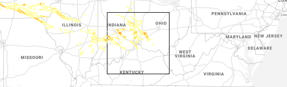 Interactive Hail Maps Hail Map for Trenton, OH