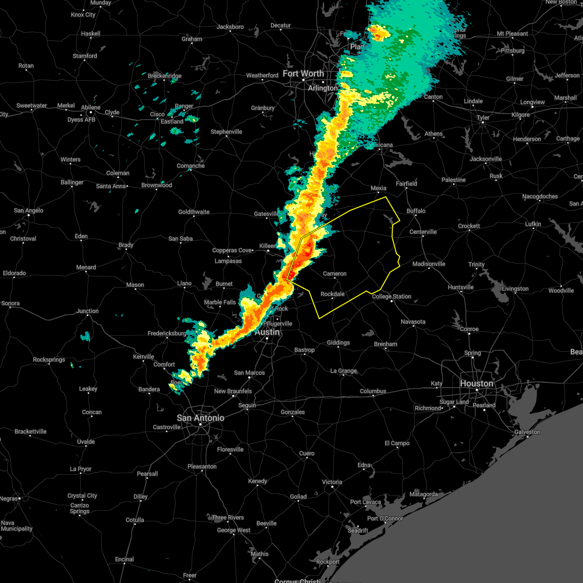 Interactive Hail Maps Hail Map for Kosse, TX