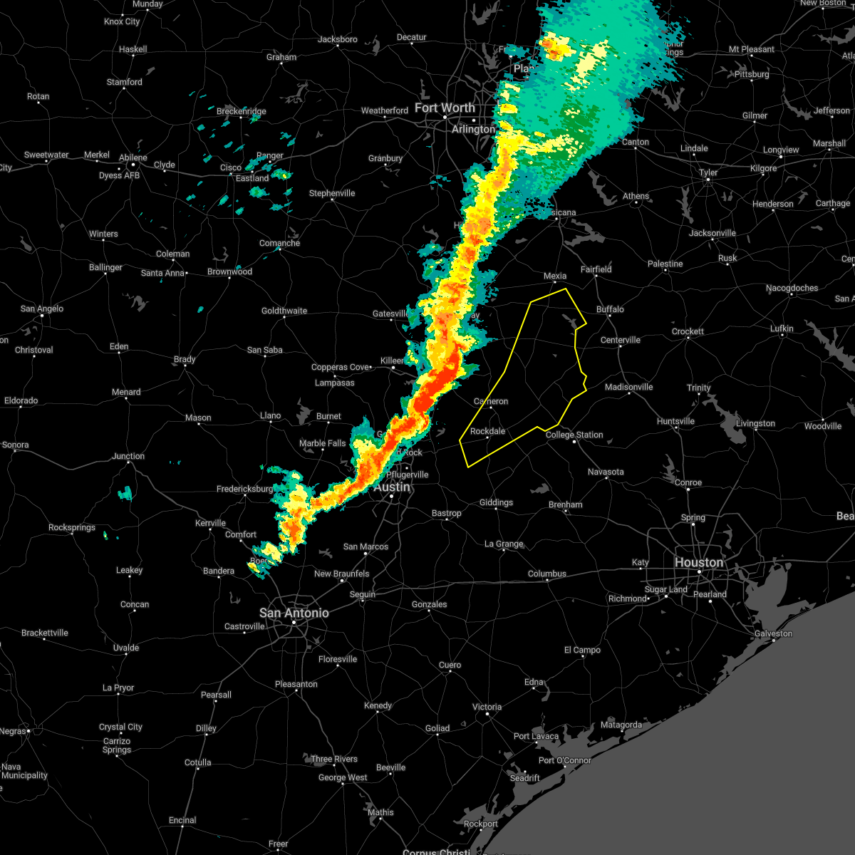 Interactive Hail Maps Hail Map for Rockdale, TX