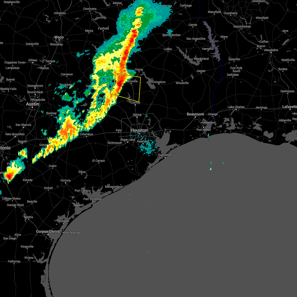 Interactive Hail Maps Hail Map for New Waverly, TX