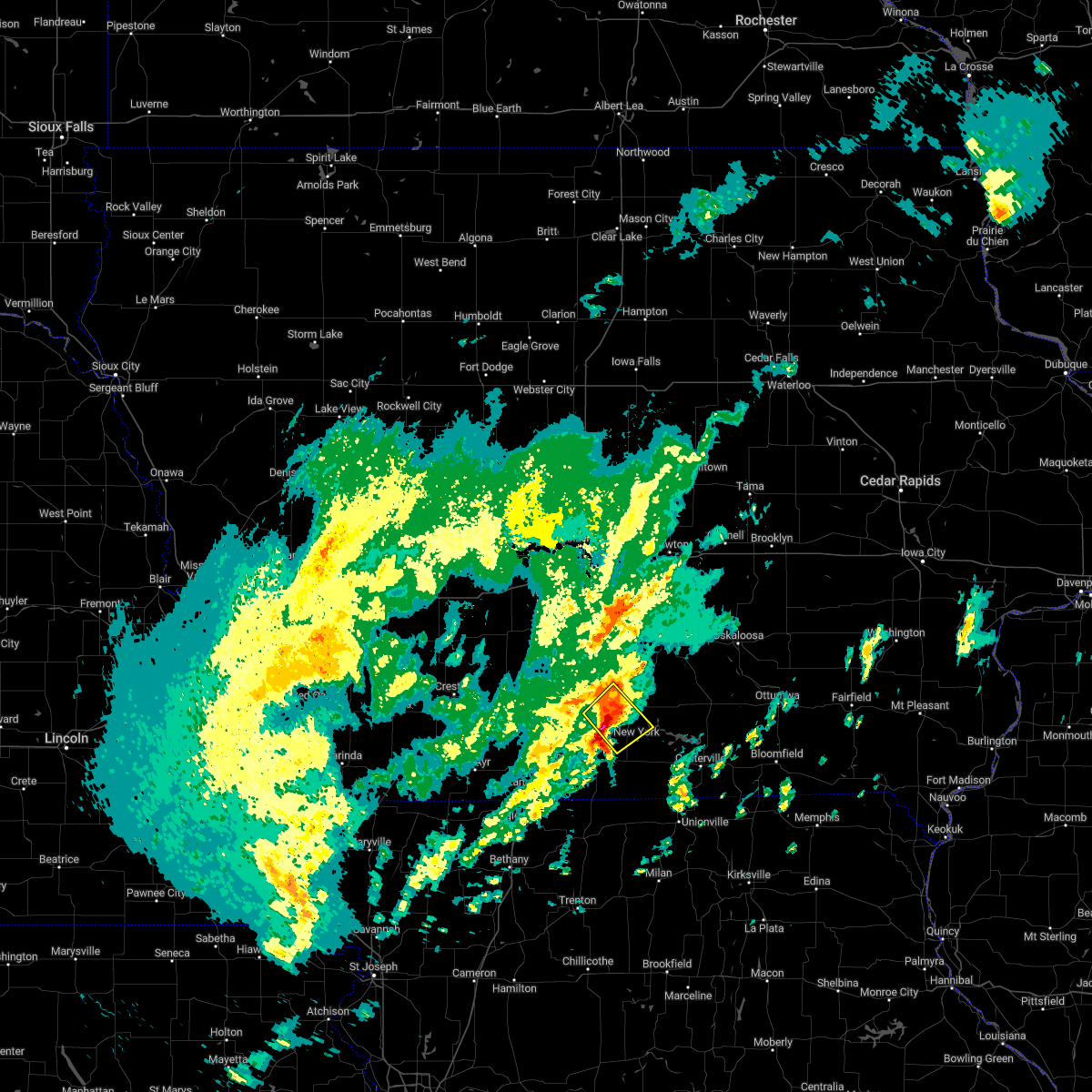 Interactive Hail Maps Hail Map for Millerton, IA