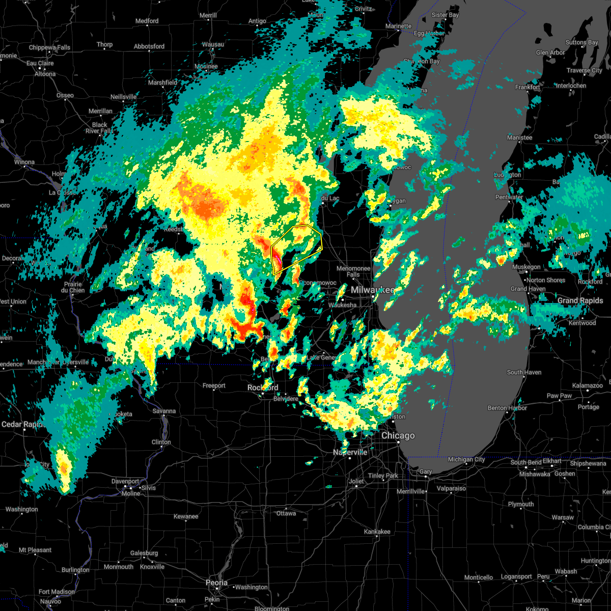 Interactive Hail Maps Hail Map for Beaver Dam, WI