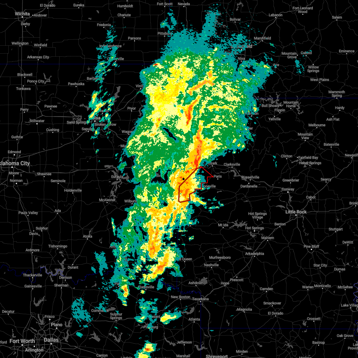 Interactive Hail Maps Hail Map for Lavaca, AR