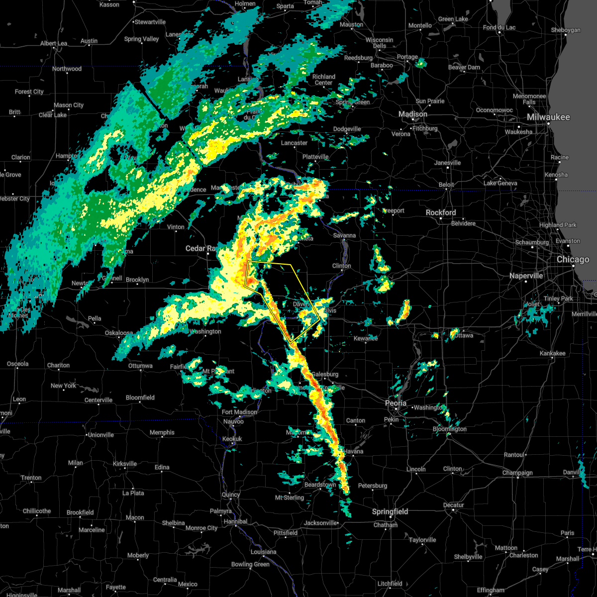 Interactive Hail Maps Hail Map for Eldridge, IA
