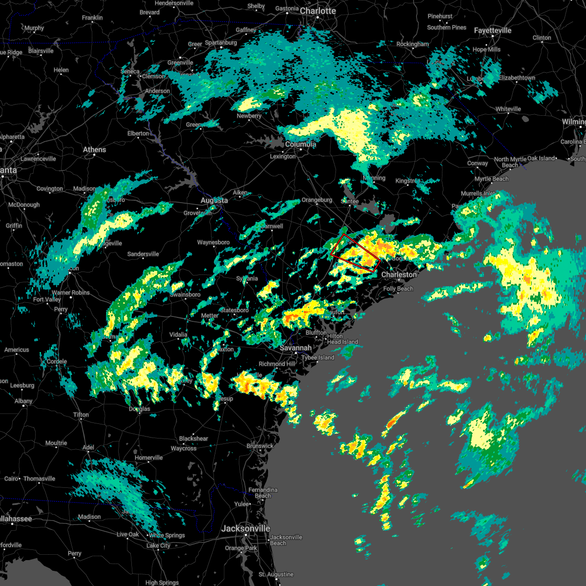 Interactive Hail Maps Hail Map for Cottageville, SC