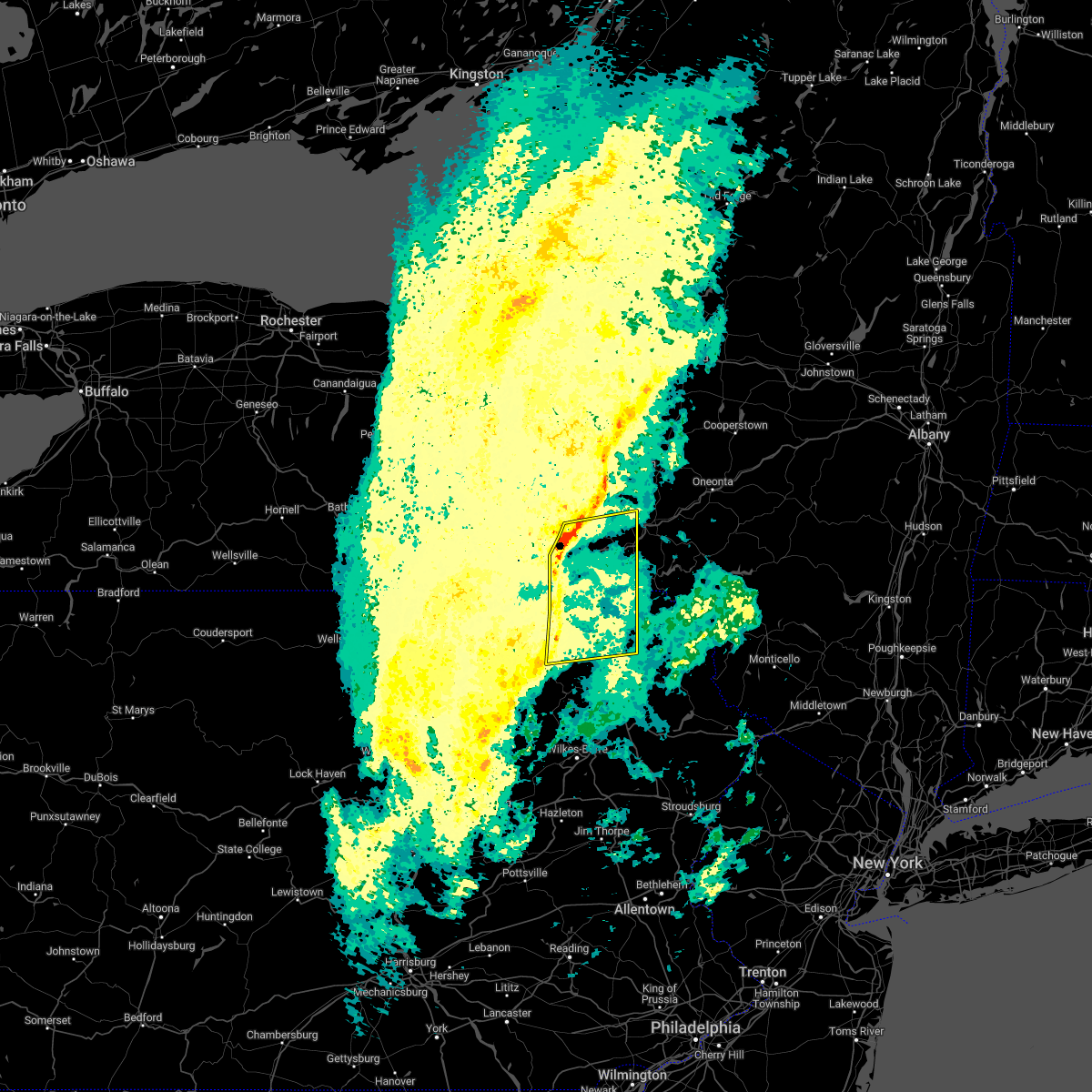Interactive Hail Maps Hail Map for Endicott, NY