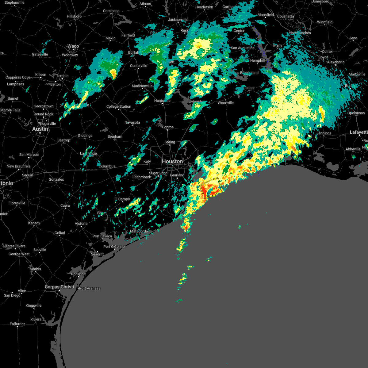 Interactive Hail Maps Hail Map for Galveston, TX