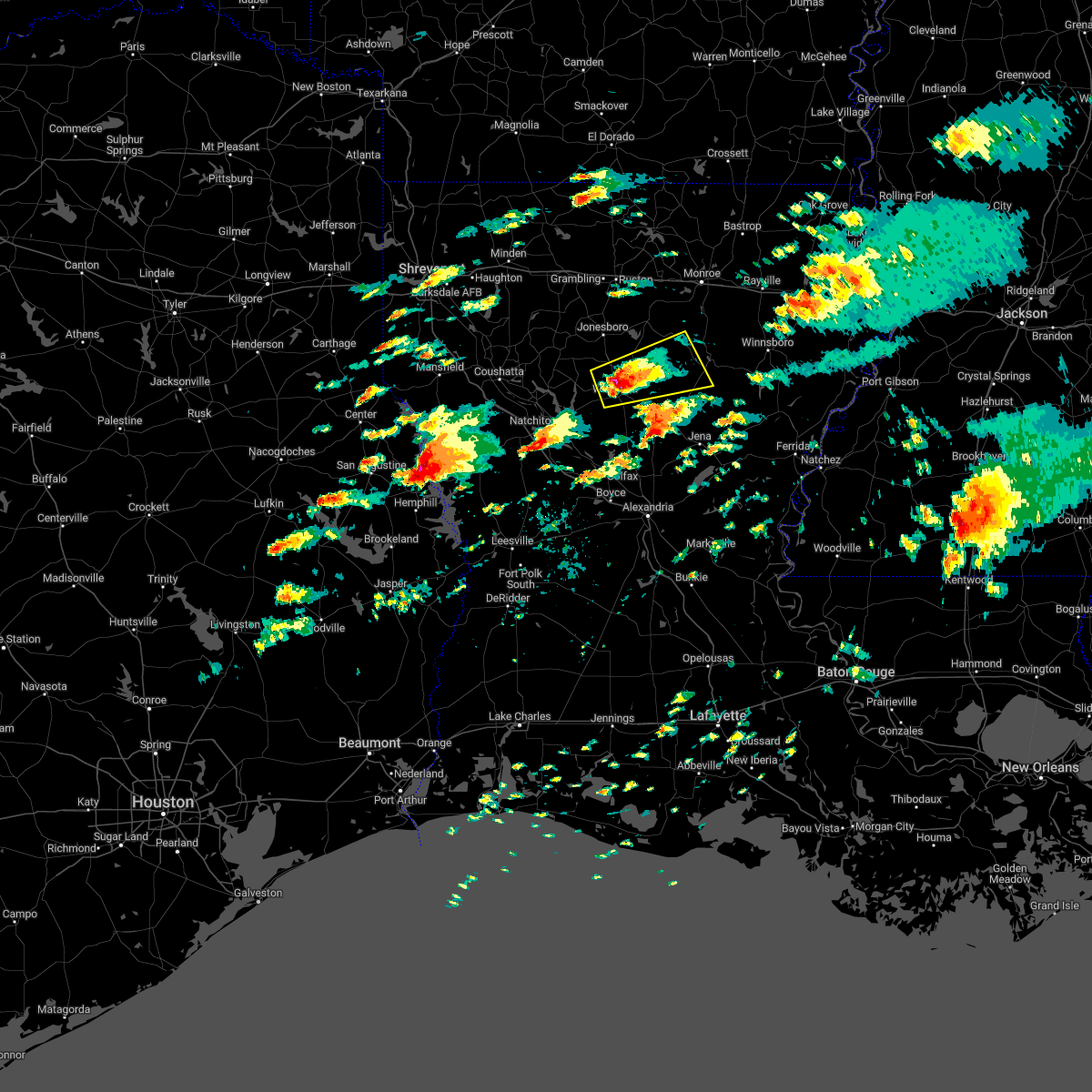 Interactive Hail Maps Hail Map for Dodson, LA