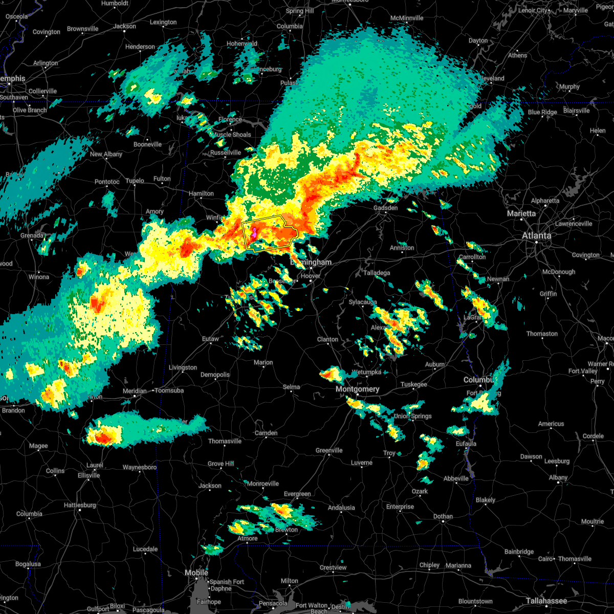 Interactive Hail Maps Hail Map for Dora, AL