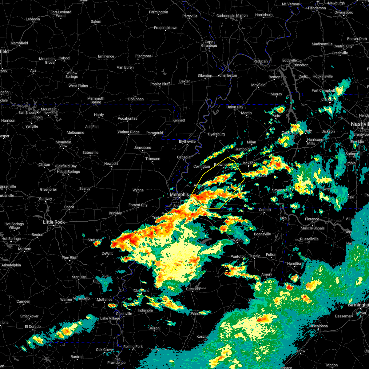 Hail Map for Memphis, TN Interactive Hail Maps