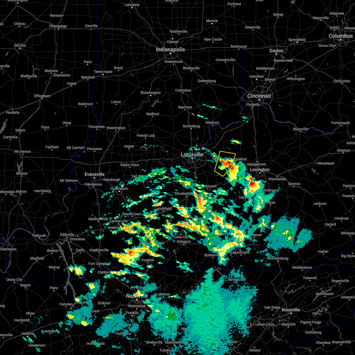 Interactive Hail Maps Hail Map for Pleasureville, KY