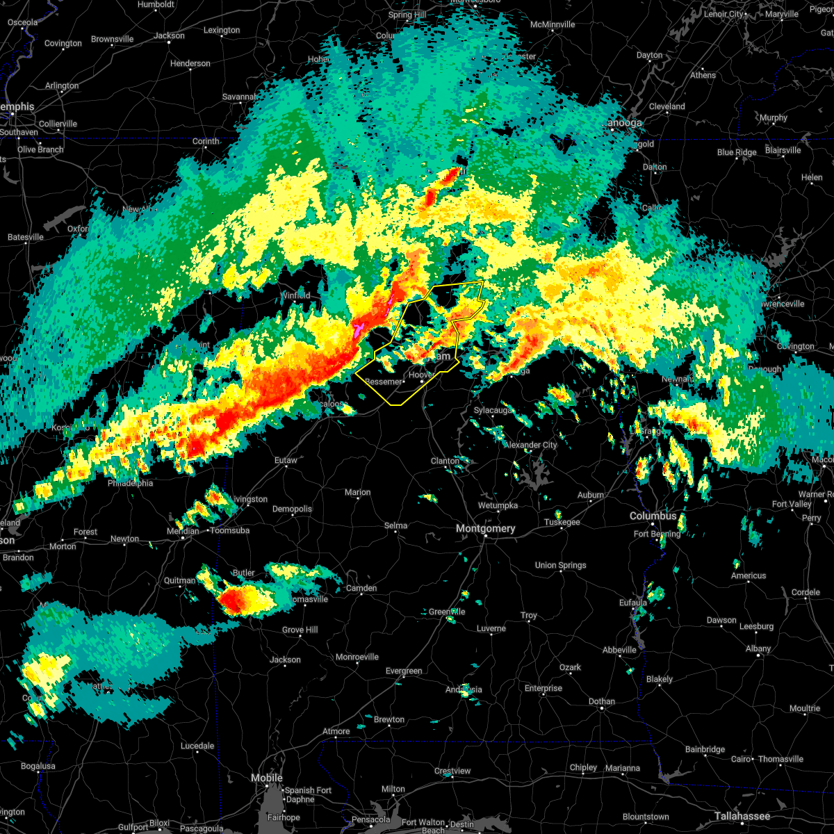 Interactive Hail Maps Hail Map for Warrior, AL