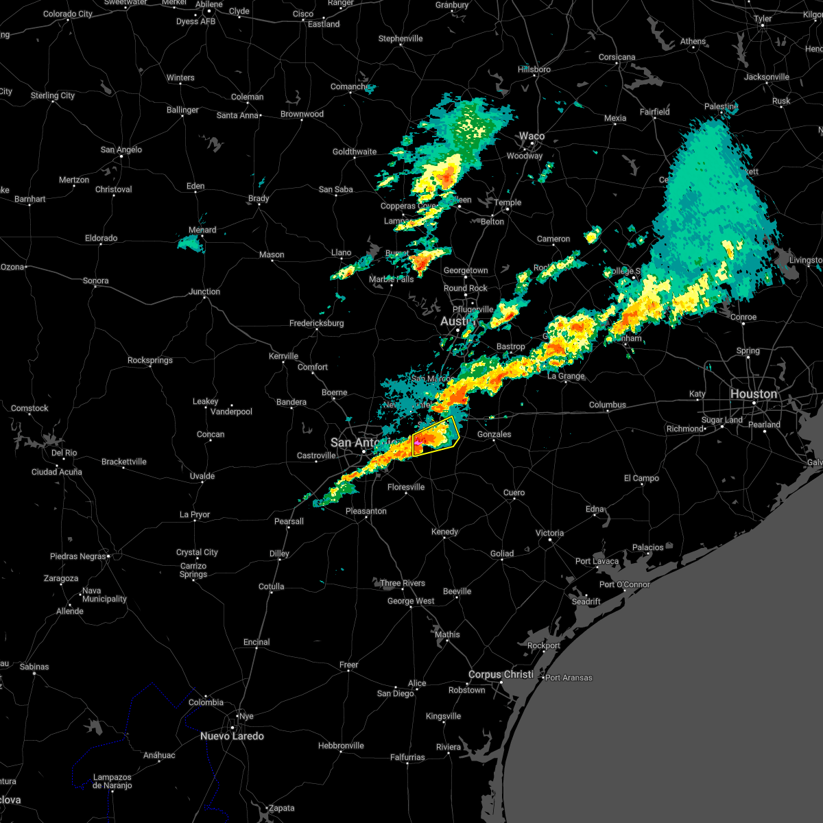 Interactive Hail Maps Hail Map for McQueeney, TX