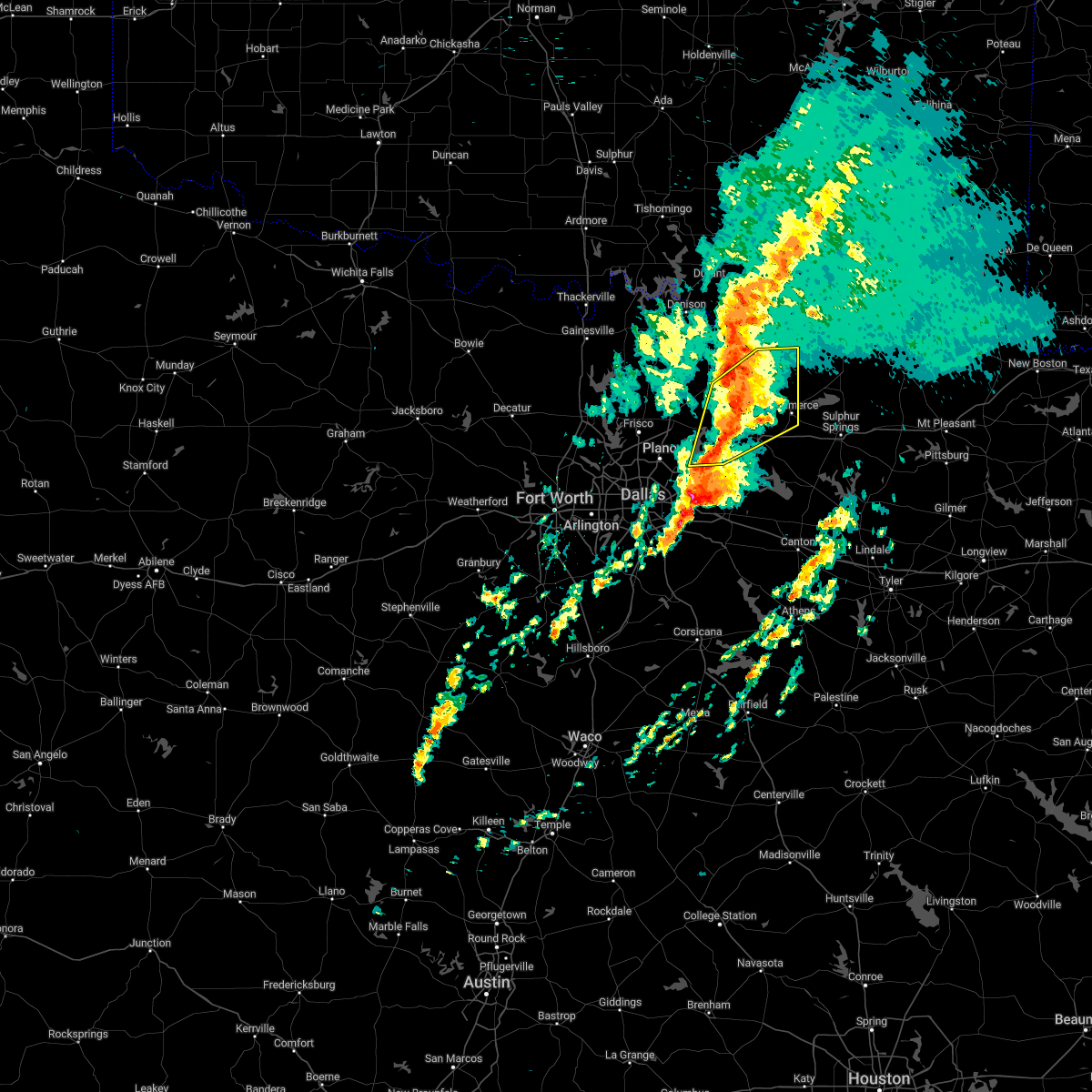 Hail Map for Garland, TX Interactive Hail Maps