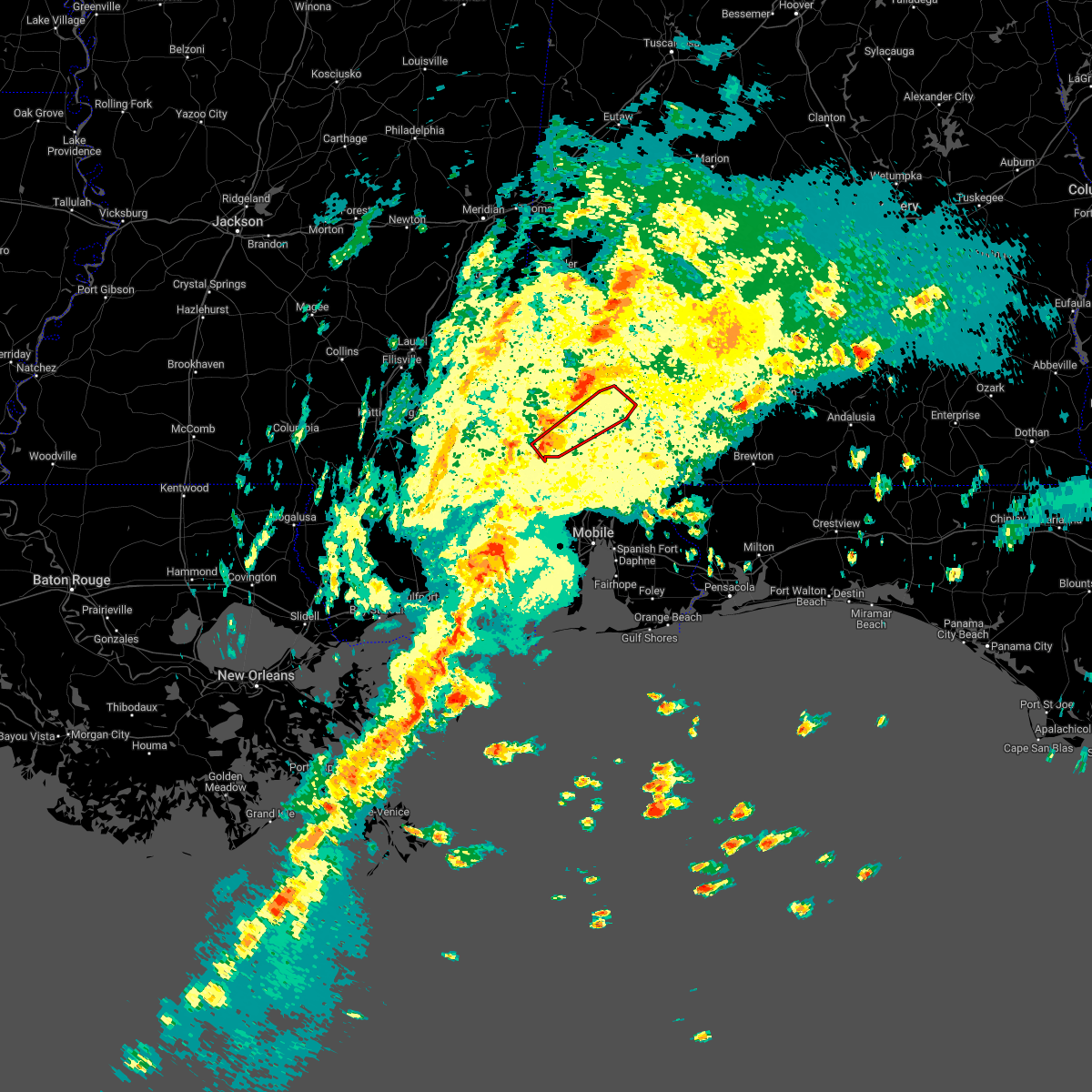 Interactive Hail Maps Hail Map for McIntosh, AL