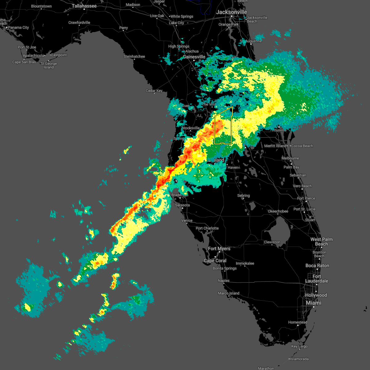 Interactive Hail Maps Hail Map for Okahumpka, FL
