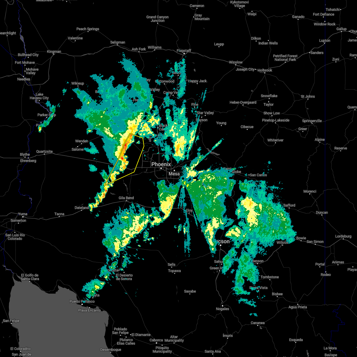 Interactive Hail Maps Hail Map for Tonopah, AZ