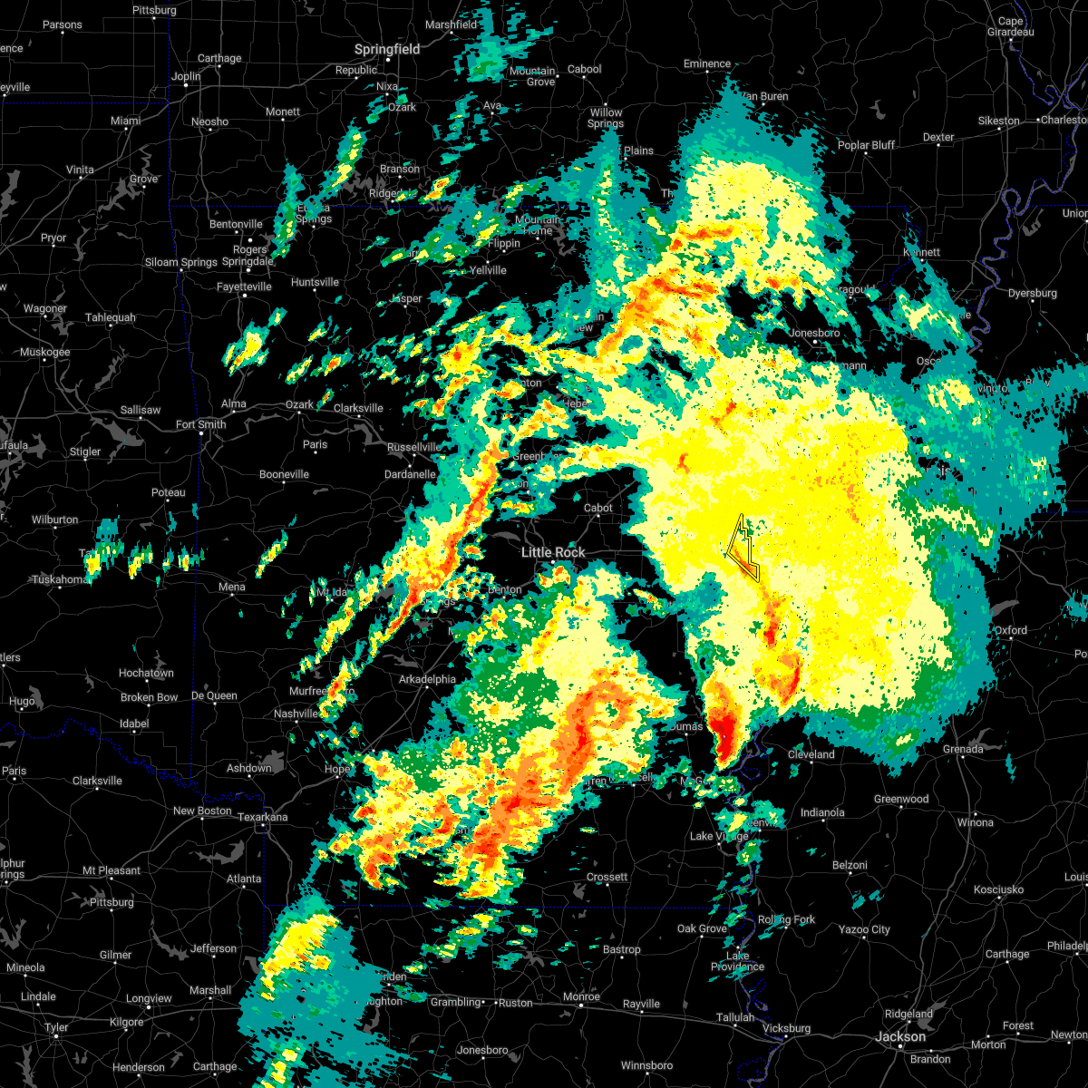 Interactive Hail Maps Hail Map for Brinkley, AR