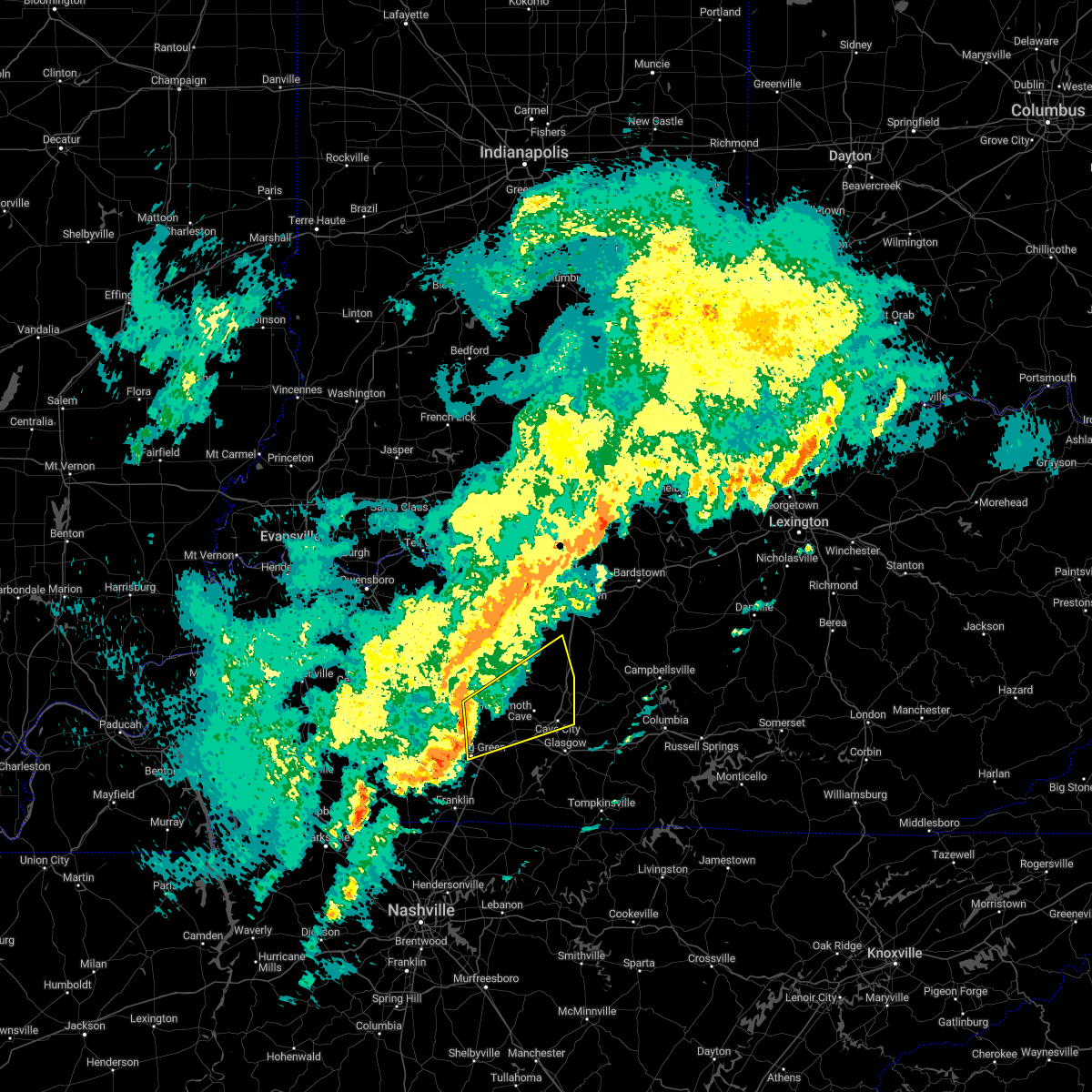 Interactive Hail Maps Hail Map for Horse Cave, KY