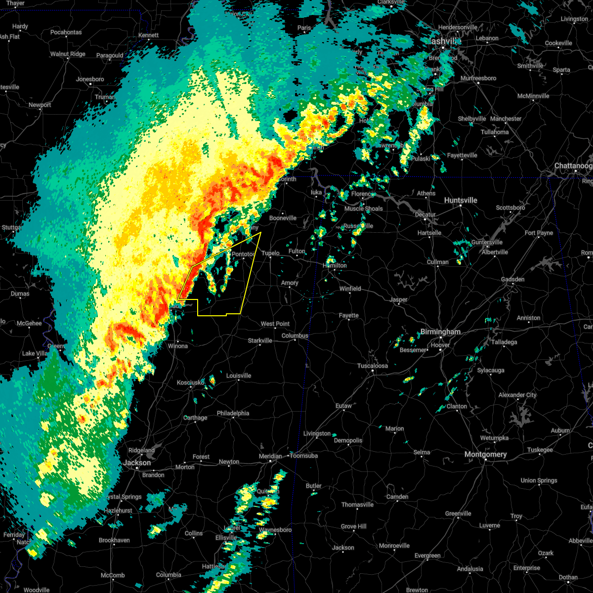 Interactive Hail Maps Hail Map for Vardaman, MS