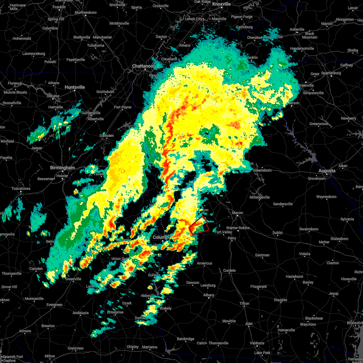 Interactive Hail Maps Hail Map for Junction City, GA