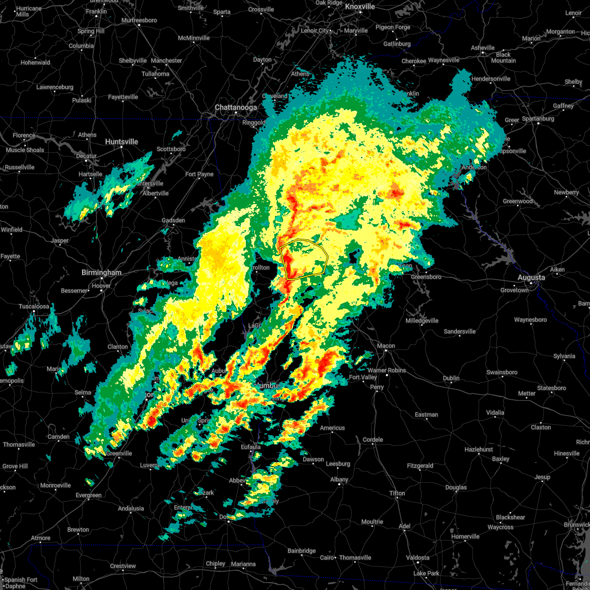 Interactive Hail Maps Hail Map for Riverdale, GA