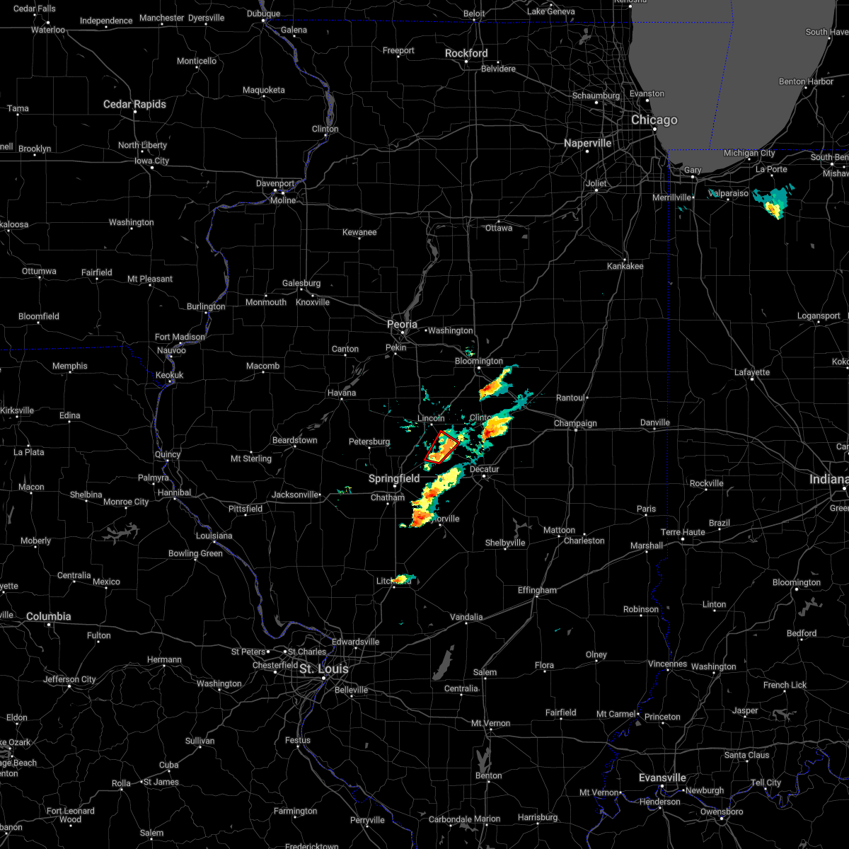 Interactive Hail Maps Hail Map for Mount Pulaski, IL