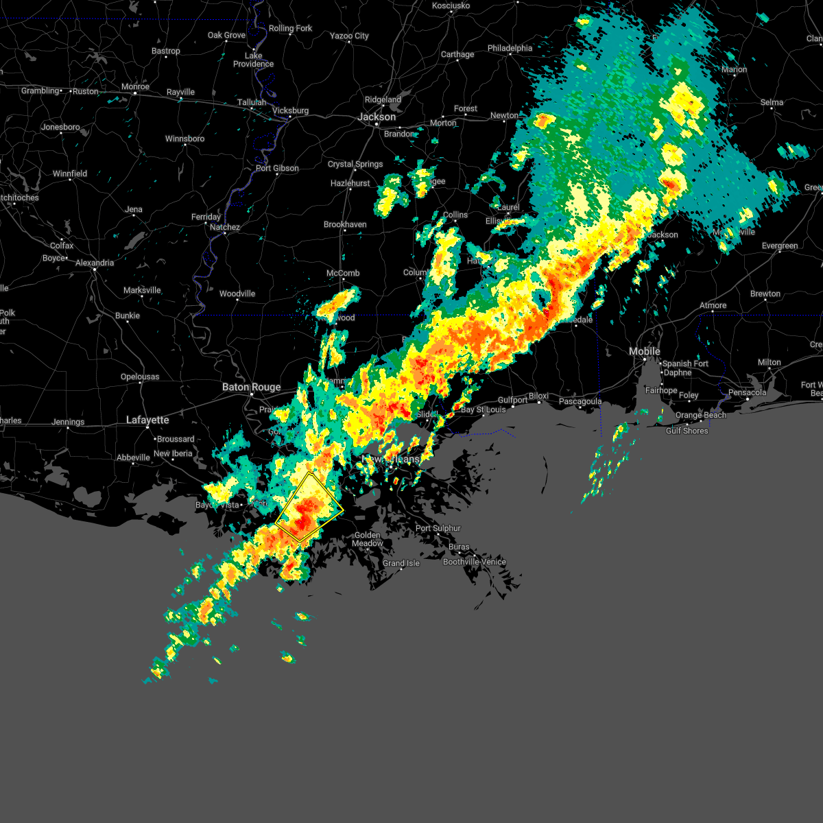 Interactive Hail Maps Hail Map for Houma, LA