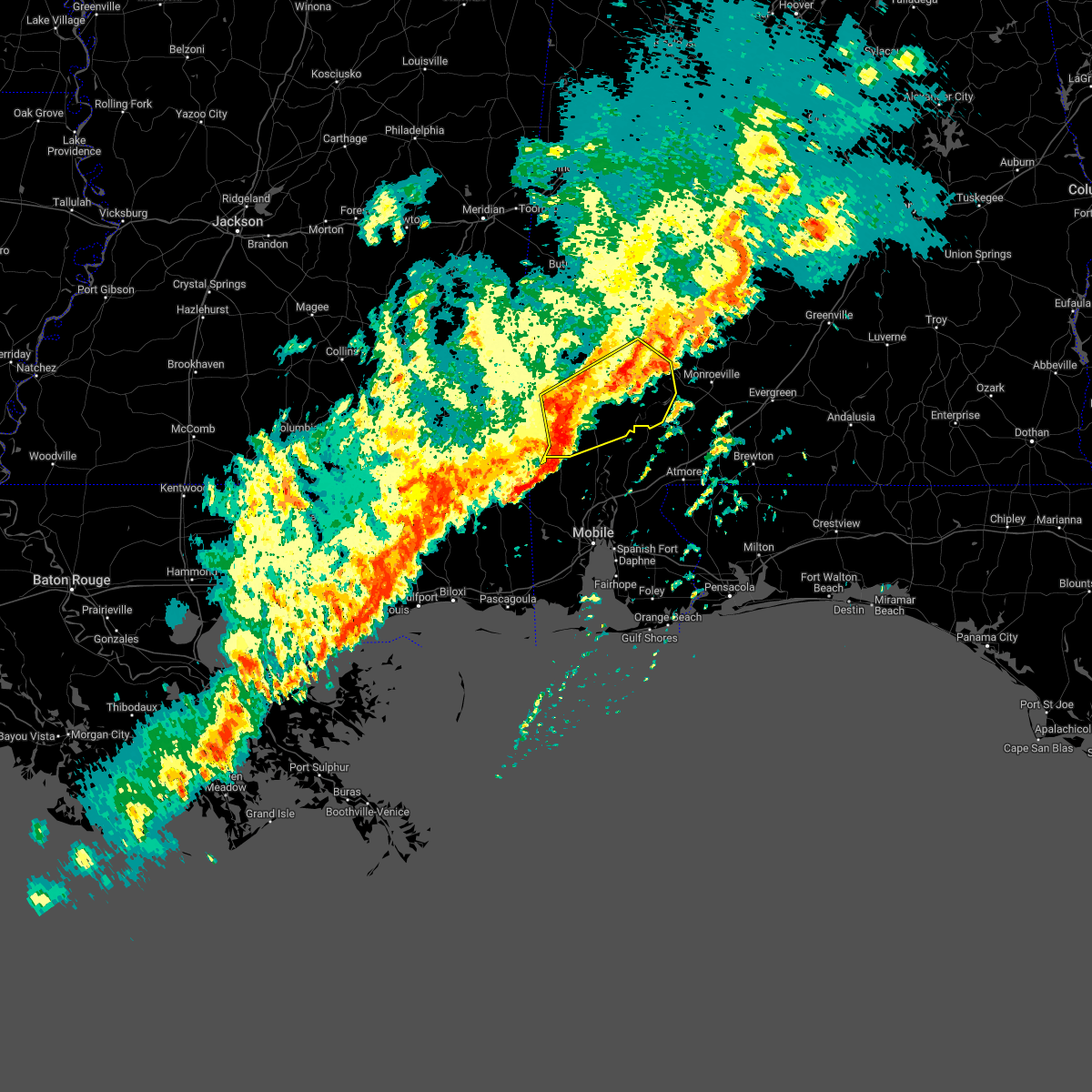 Interactive Hail Maps Hail Map for McIntosh, AL