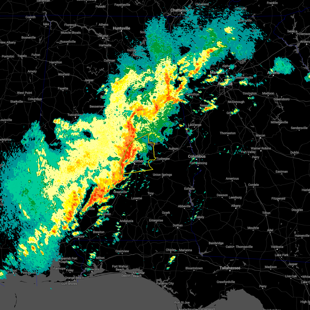 Interactive Hail Maps Hail Map for Wetumpka, AL