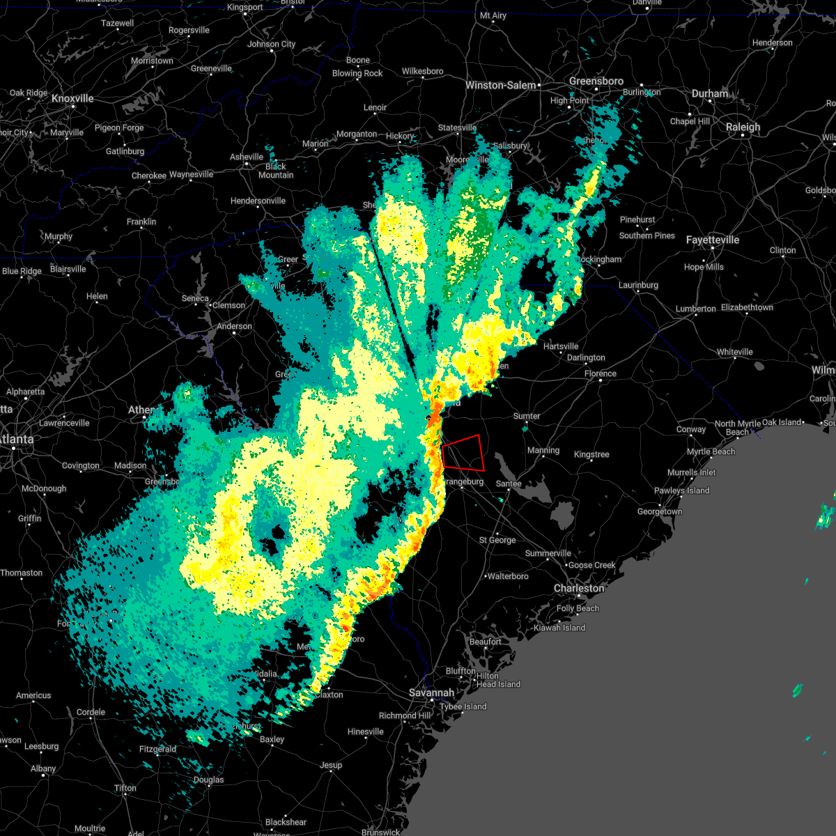 Interactive Hail Maps Hail Map for St. Matthews, SC