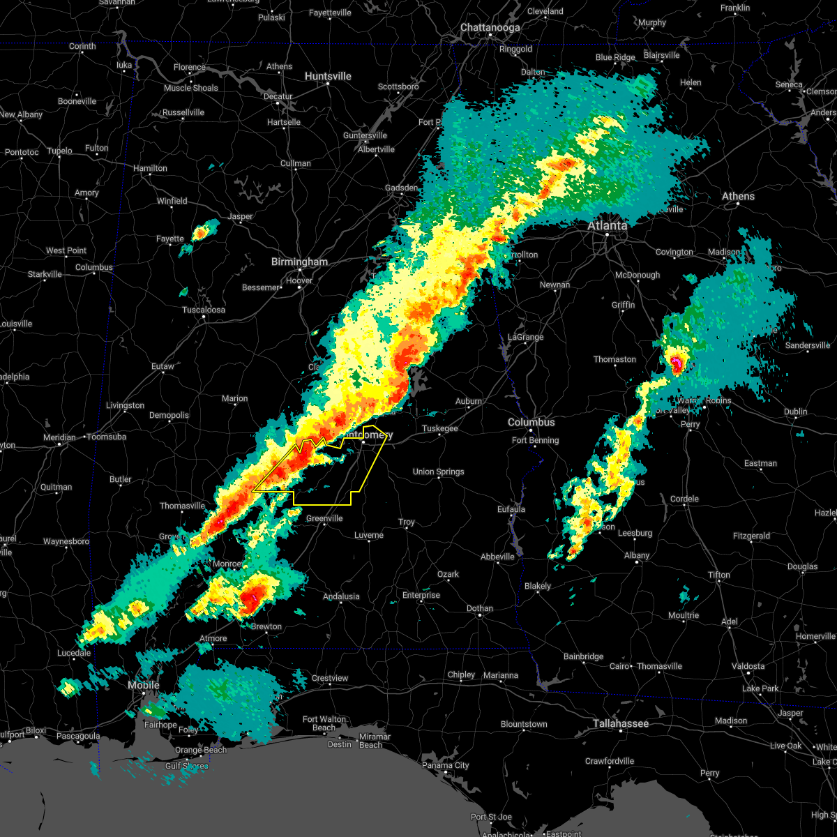 Interactive Hail Maps Hail Map for Benton, AL