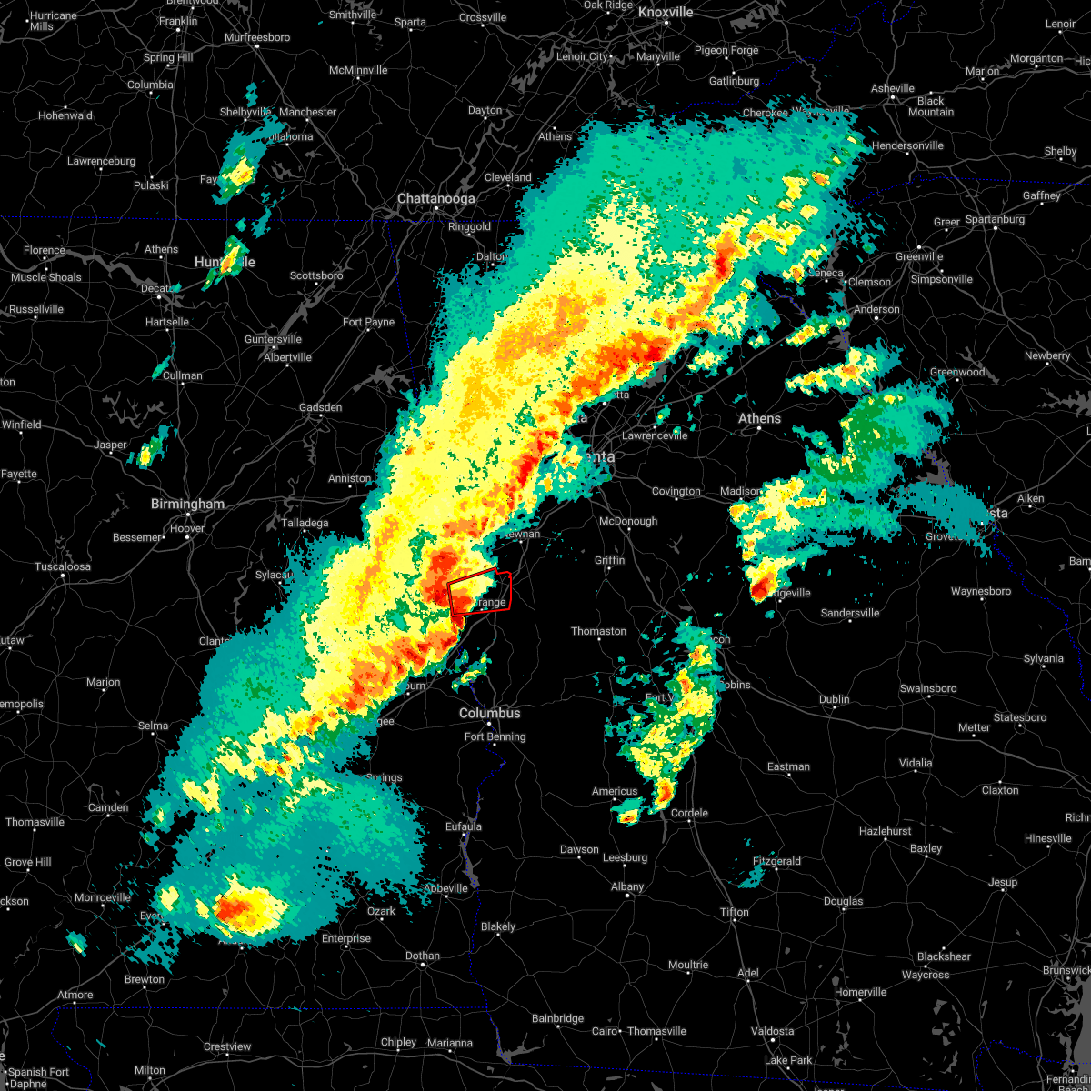 Interactive Hail Maps Hail Map for Hogansville, GA