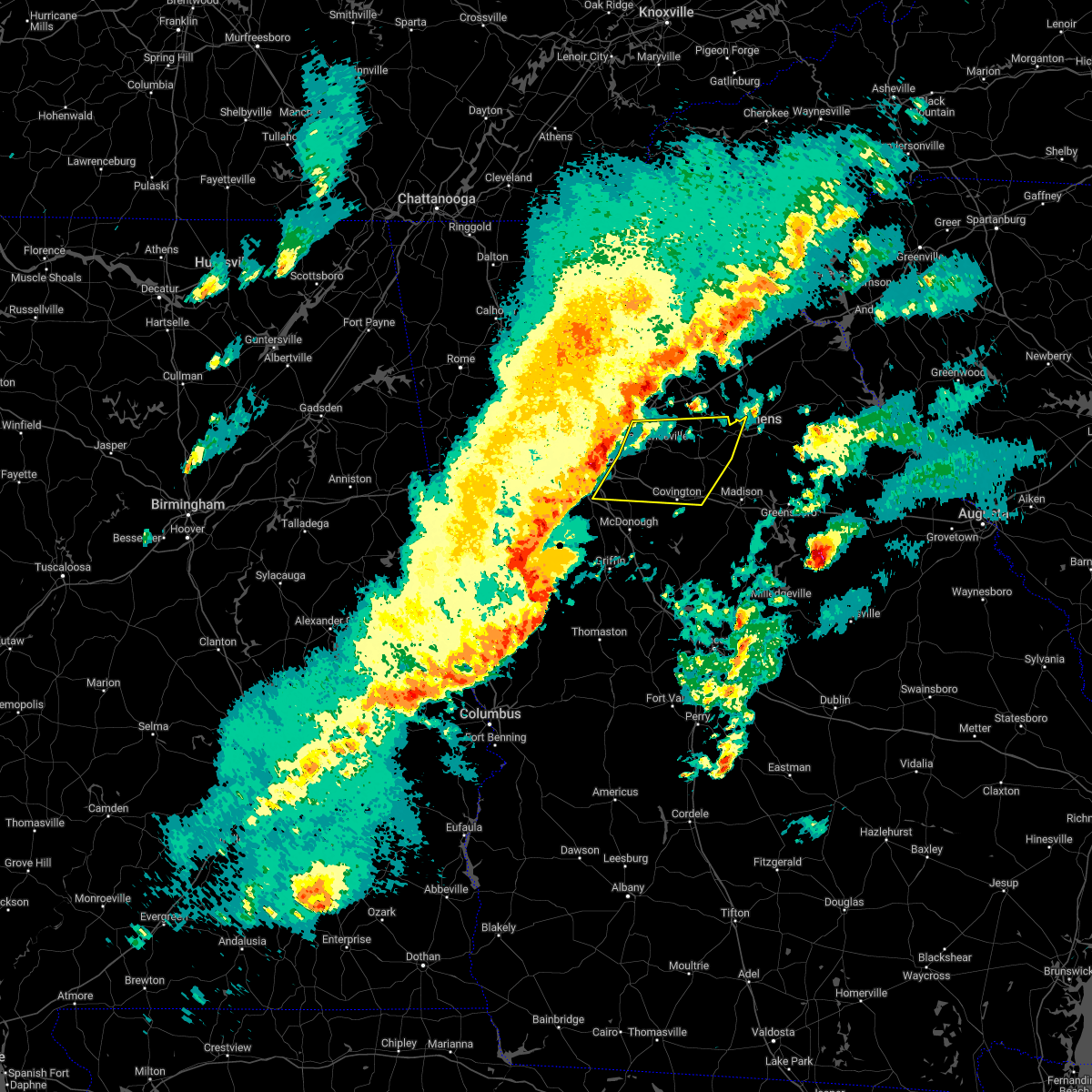 Interactive Hail Maps Hail Map for Loganville, GA