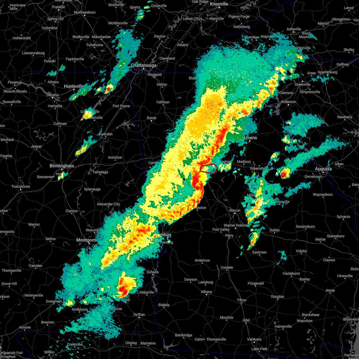 Interactive Hail Maps Hail Map for McDonough, GA