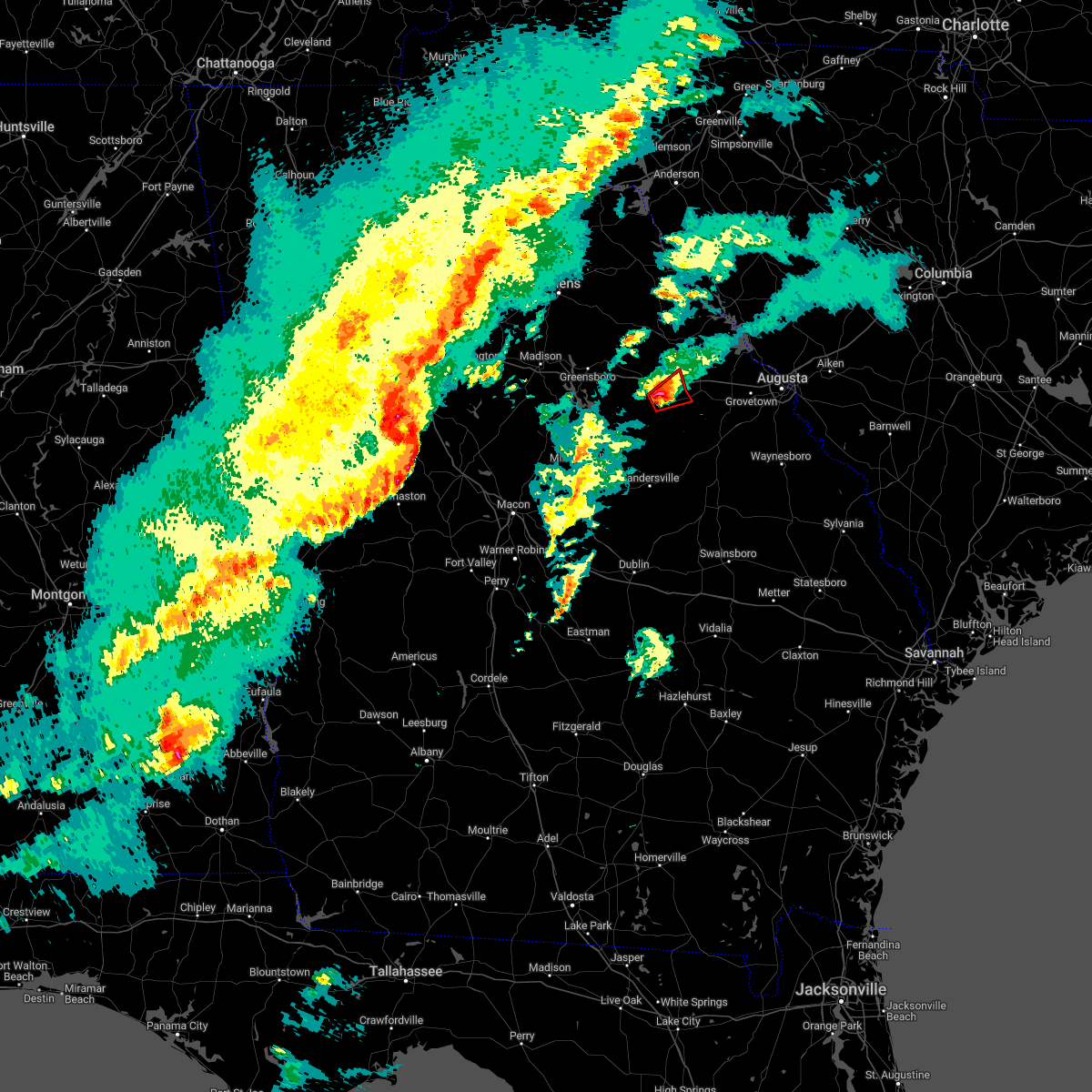 Interactive Hail Maps Hail Map for Norwood, GA