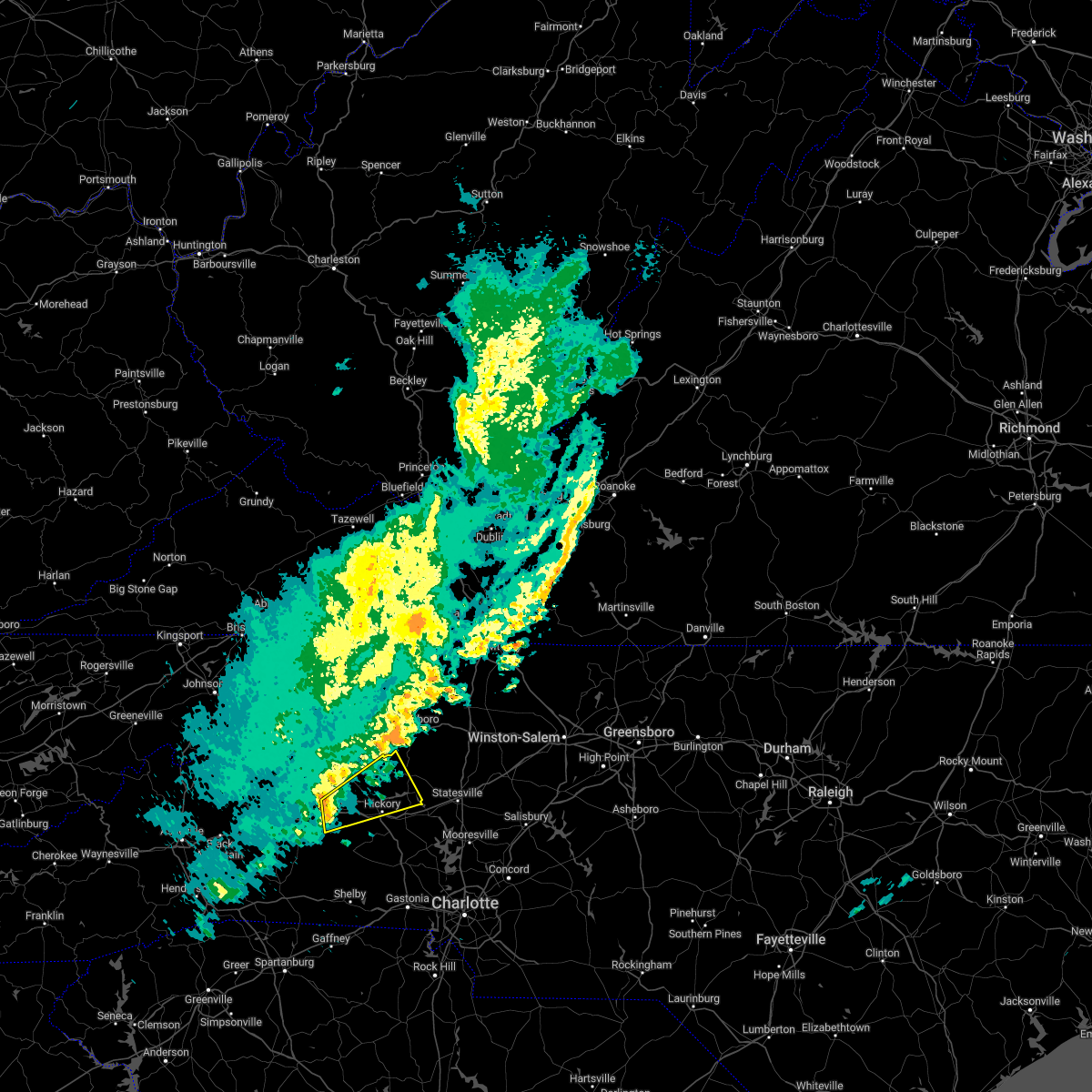 Interactive Hail Maps - Hail Map for Taylorsville, NC