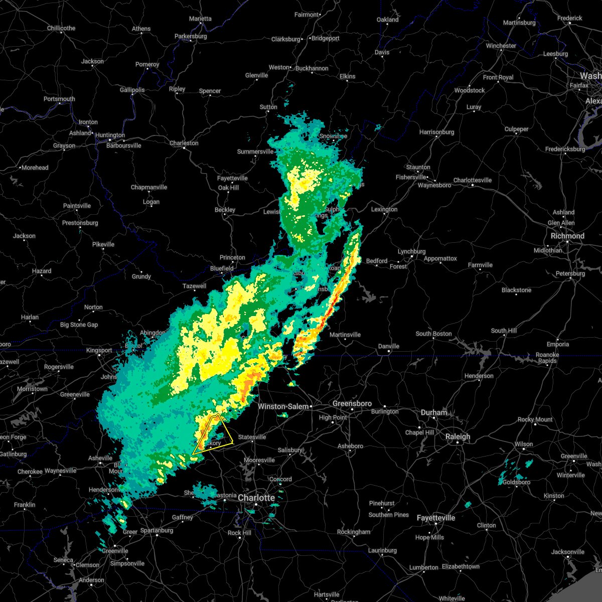 Interactive Hail Maps Hail Map for Taylorsville, NC