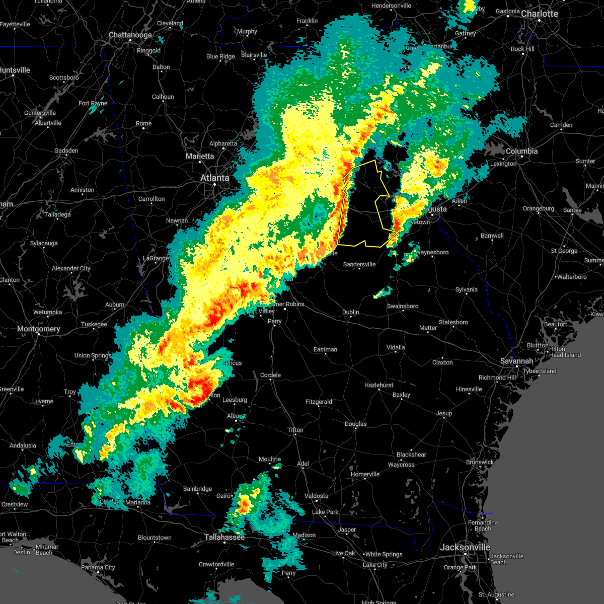 Interactive Hail Maps Hail Map for Sparta, GA