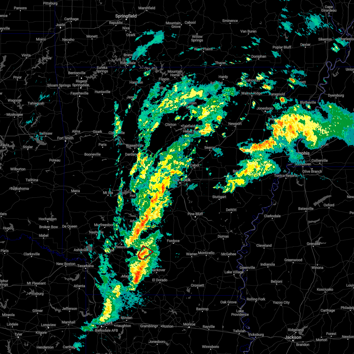 Interactive Hail Maps Hail Map for Chidester, AR