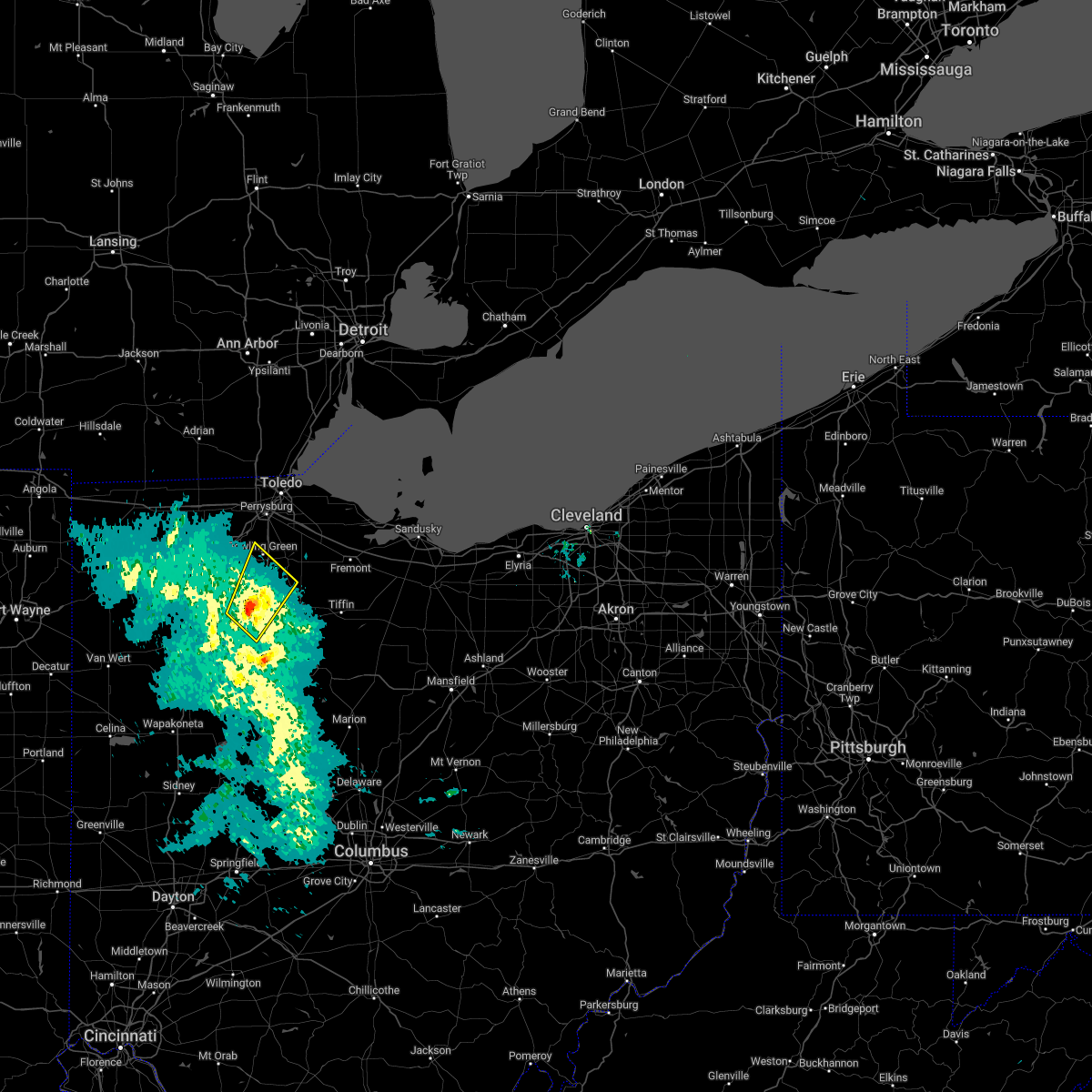 Interactive Hail Maps Hail Map for Findlay, OH